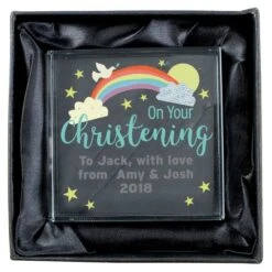Personalised On Your Christening Crystal Token -PERSONALISE STORE p1007c73 4