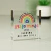 Personalised Shape Little Minds Crystal Token
