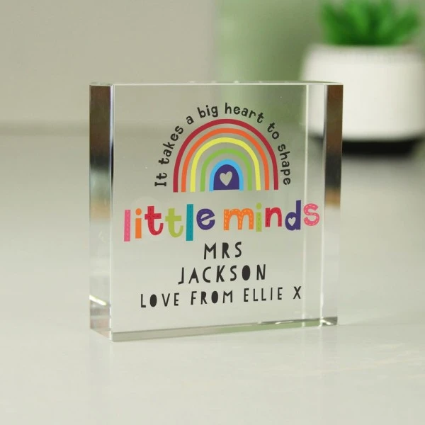 Personalised Shape Little Minds Crystal Token 1 Personalised Shape Little Minds Crystal Token