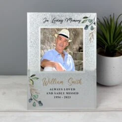Personalised In Loving Memory 4x4 Glitter Frame 8 Personalised In Loving Memory 4x4 Glitter Frame -PERSONALISE STORE p1007e47 2