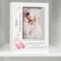 Personalised Swan Lake Ballet 5x7 Box Photo Frame -PERSONALISE STORE p100830 2
