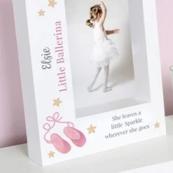 Personalised Swan Lake Ballet 5x7 Box Photo Frame -PERSONALISE STORE p100830 5