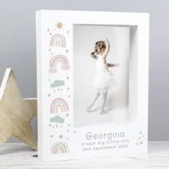 Personalised Rainbow 5x7 Box Photo Frame -PERSONALISE STORE p100839 3