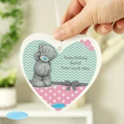Personalised Me To You Pastel Polka Dot For Her Wooden Heart Decoration -PERSONALISE STORE p1011b41 2