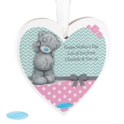 Personalised Me To You Pastel Polka Dot For Her Wooden Heart Decoration -PERSONALISE STORE p1011b41 4