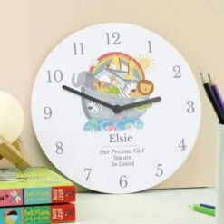 Personalised Noah's Ark Clock 8 Personalised Noah's Ark Clock -PERSONALISE STORE p1011c32 3
