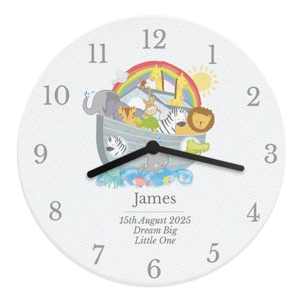 Personalised Noah's Ark Clock 5 Personalised Noah's Ark Clock - Image 5