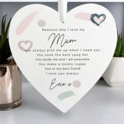 Personalised Love Large Wooden Heart 7 Personalised Love Large Wooden Heart -PERSONALISE STORE p1011e03 2