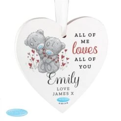 Personalised Me To You Valentine Wooden Heart Decoration 5 Personalised Me To You Valentine Wooden Heart Decoration -PERSONALISE STORE p1011f20 2