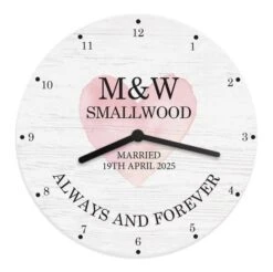 Personalised Couples Wooden Clock 9 Personalised Couples Wooden Clock -PERSONALISE STORE p1011f27 4