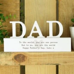 Personalised Free Text Heart Wooden Dad Ornament 7 Personalised Free Text Heart Wooden Dad Ornament -PERSONALISE STORE p1011f74 2