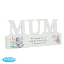 Personalised Me To You Wooden Mum Ornament -PERSONALISE STORE p1011f78 4