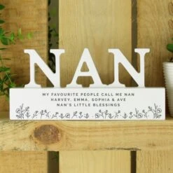 Personalised Floral Wooden Nan Ornament 7 Personalised Floral Wooden Nan Ornament -PERSONALISE STORE p1011f80 2