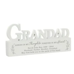 Personalised In Loving Memory Wooden Grandad Ornament 5 Personalised In Loving Memory Wooden Grandad Ornament -PERSONALISE STORE p1011f87 2