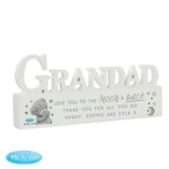 Personalised Me To You Moon And Back Wooden Grandad Ornament -PERSONALISE STORE p1011f88 3