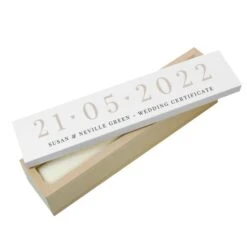 Personalised Big Date Wooden Certificate Holder 10 Personalised Big Date Wooden Certificate Holder -PERSONALISE STORE p1011g04 4