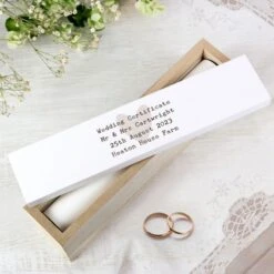 Personalised Free Text Wooden Certificate Holder -PERSONALISE STORE p1011g07 6