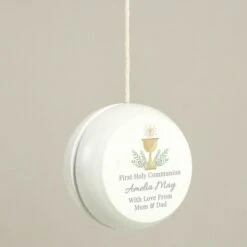 Personalised First Holy Communion Wooden Yoyo -PERSONALISE STORE p1011g65 2