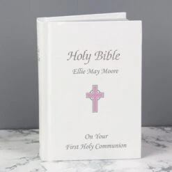 Personalised Pink Cross Bible -PERSONALISE STORE p1012a20 2