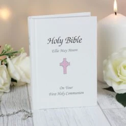 Personalised Pink Cross Bible -PERSONALISE STORE p1012a20 4
