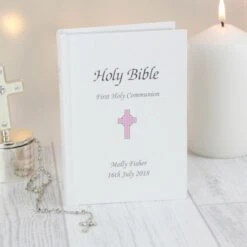 Personalised Pink Cross Bible -PERSONALISE STORE p1012a20 5