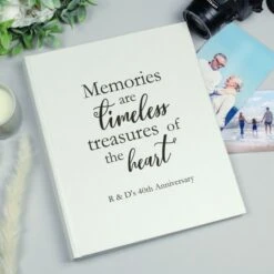 Personalised "Memories Are Timeless" Traditional Photo Album -PERSONALISE STORE p1012a22 2