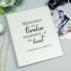 Personalised "Memories Are Timeless" Traditional Photo Album -PERSONALISE STORE p1012a22 3
