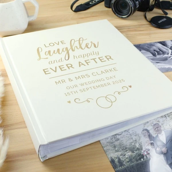 Personalised Happily Ever After Traditional Photo Album 3 Personalised Happily Ever After Traditional Photo Album - Image 3