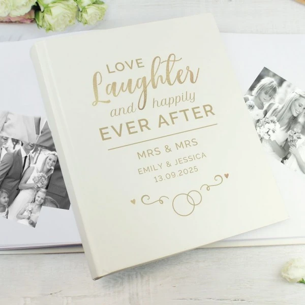 Personalised Happily Ever After Traditional Photo Album 4 Personalised Happily Ever After Traditional Photo Album - Image 4