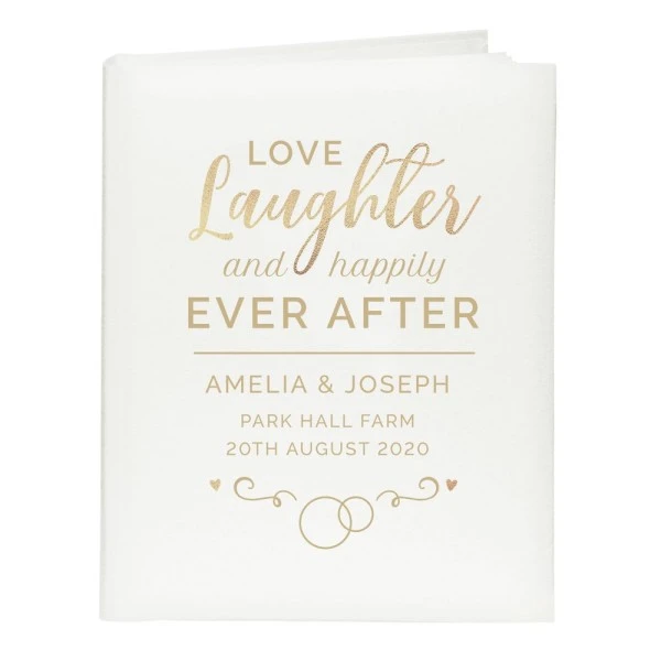 Personalised Happily Ever After Traditional Photo Album 5 Personalised Happily Ever After Traditional Photo Album - Image 5