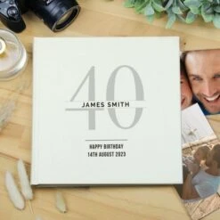 Personalised Birthday Square Photo Album -PERSONALISE STORE p1012a76 3