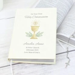 Personalised First Holy Communion Holy Bible - Eco-friendly 6 Personalised First Holy Communion Holy Bible - Eco-friendly -PERSONALISE STORE p1012a78 2