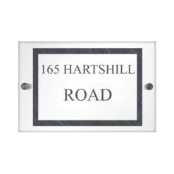 Personalised Slate Effect Acrylic House Sign -PERSONALISE STORE p101362 4