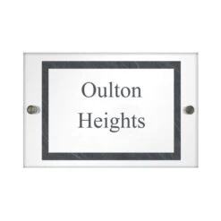 Personalised Slate Effect Acrylic House Sign -PERSONALISE STORE p101362 5