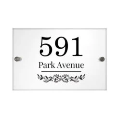 Personalised Botanical Acrylic House Sign 10 Personalised Botanical Acrylic House Sign -PERSONALISE STORE p101369 4