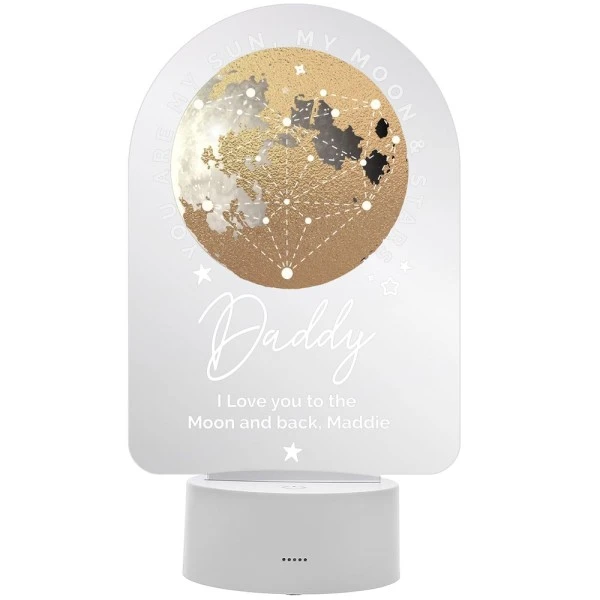 Personalised Sun Moon & Stars LED Colour Changing Night Light 5 Personalised Sun Moon & Stars LED Colour Changing Night Light - Image 5