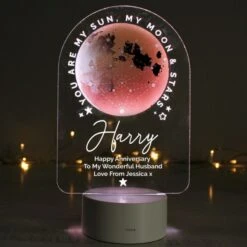 Personalised Sun Moon & Stars LED Colour Changing Night Light 12 Personalised Sun Moon & Stars LED Colour Changing Night Light -PERSONALISE STORE p101399 5