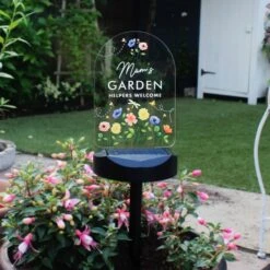 Personalised Flower Garden Outdoor Solar Light 12 Personalised Flower Garden Outdoor Solar Light -PERSONALISE STORE p1013a51 2