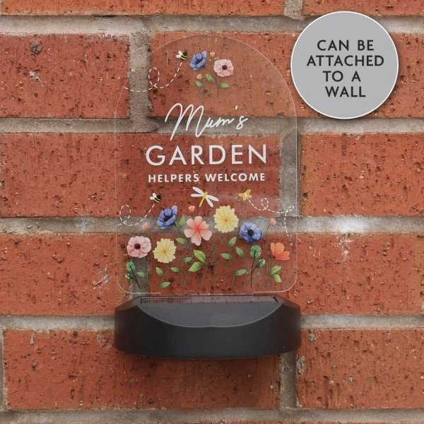 Personalised Flower Garden Outdoor Solar Light 5 Personalised Flower Garden Outdoor Solar Light - Image 5