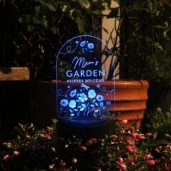Personalised Flower Garden Outdoor Solar Light 15 Personalised Flower Garden Outdoor Solar Light -PERSONALISE STORE p1013a51 5