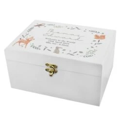 Personalised Woodland Animal Wooden Keepsake Box 10 Personalised Woodland Animal Wooden Keepsake Box -PERSONALISE STORE p1014c07 4