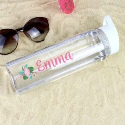 Personalised Flamingo Water Bottle -PERSONALISE STORE p103203 2