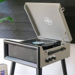 Personalised Retro Style Record Player On Legs - Grey - Record Sticker 13 Personalised Retro Style Record Player On Legs - Grey - Record Sticker -PERSONALISE STORE personalised retro style record player on legs grey record sticker 06